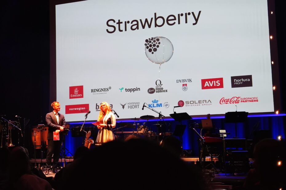 Tappin leverer til Strawberrydagen i Ulsteinvik